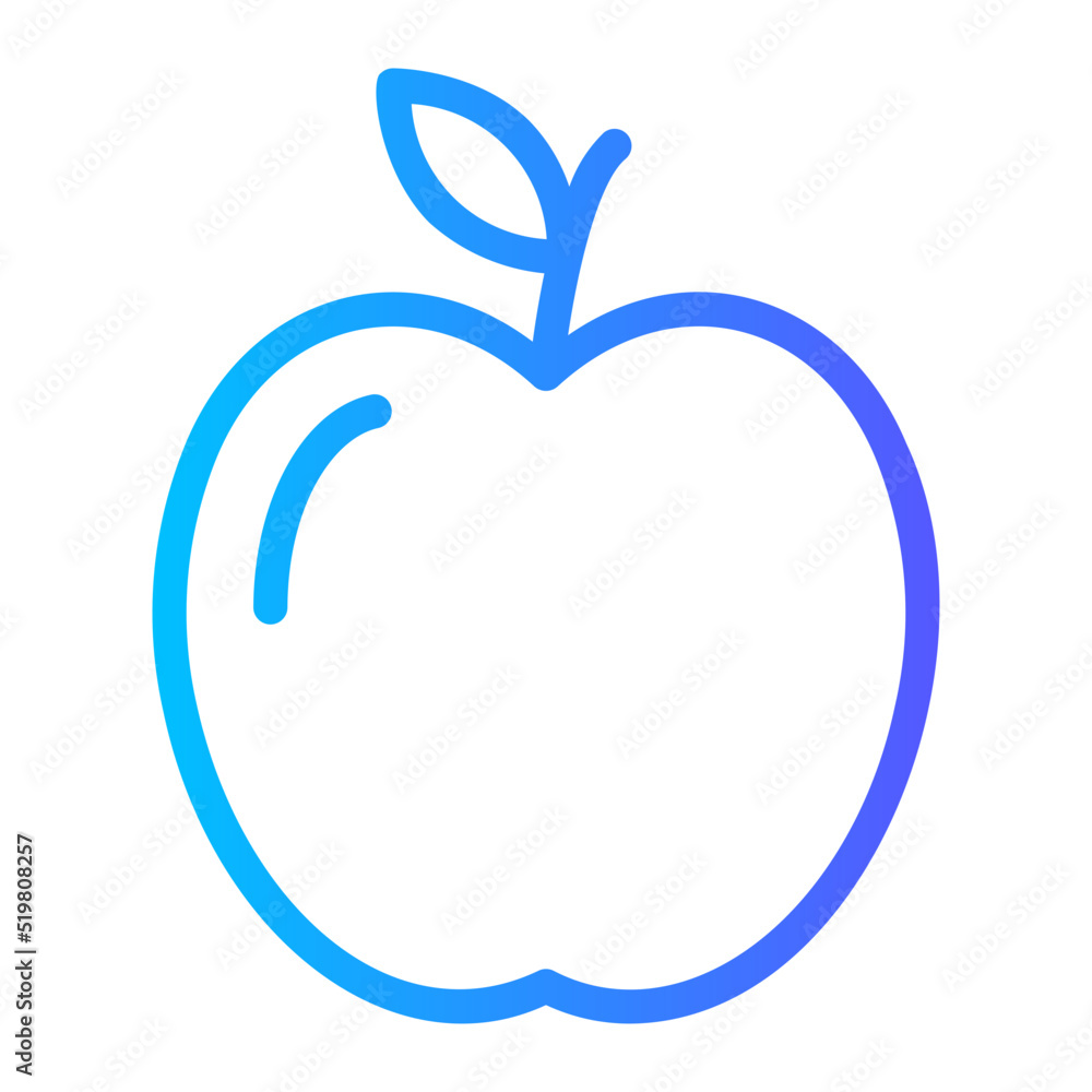 apple gradient icon apple gradient icon