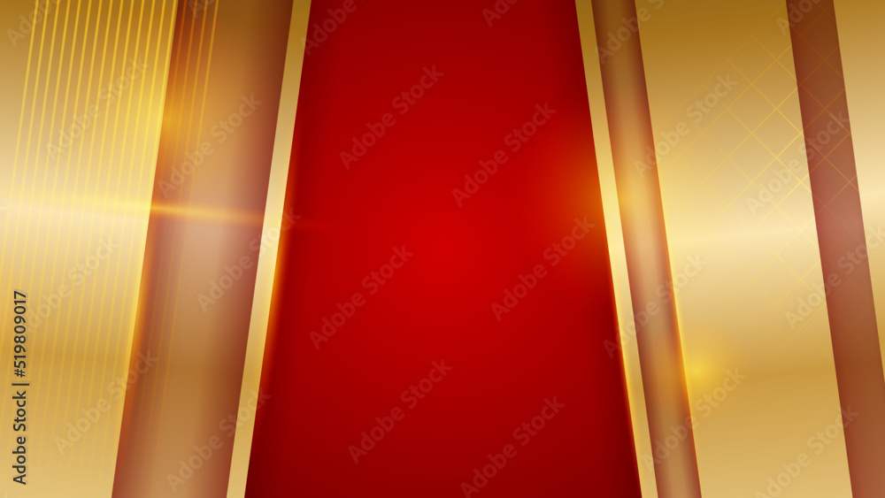 Abstract luxury red and gold background. Abstract background with modern trendy fresh color for presentation design, flyer, social media cover, web banner, tech banner Abstract luxury red and gold background. Abstract background with modern trendy fresh color for presentation design, flyer, social media cover, web banner, tech banner