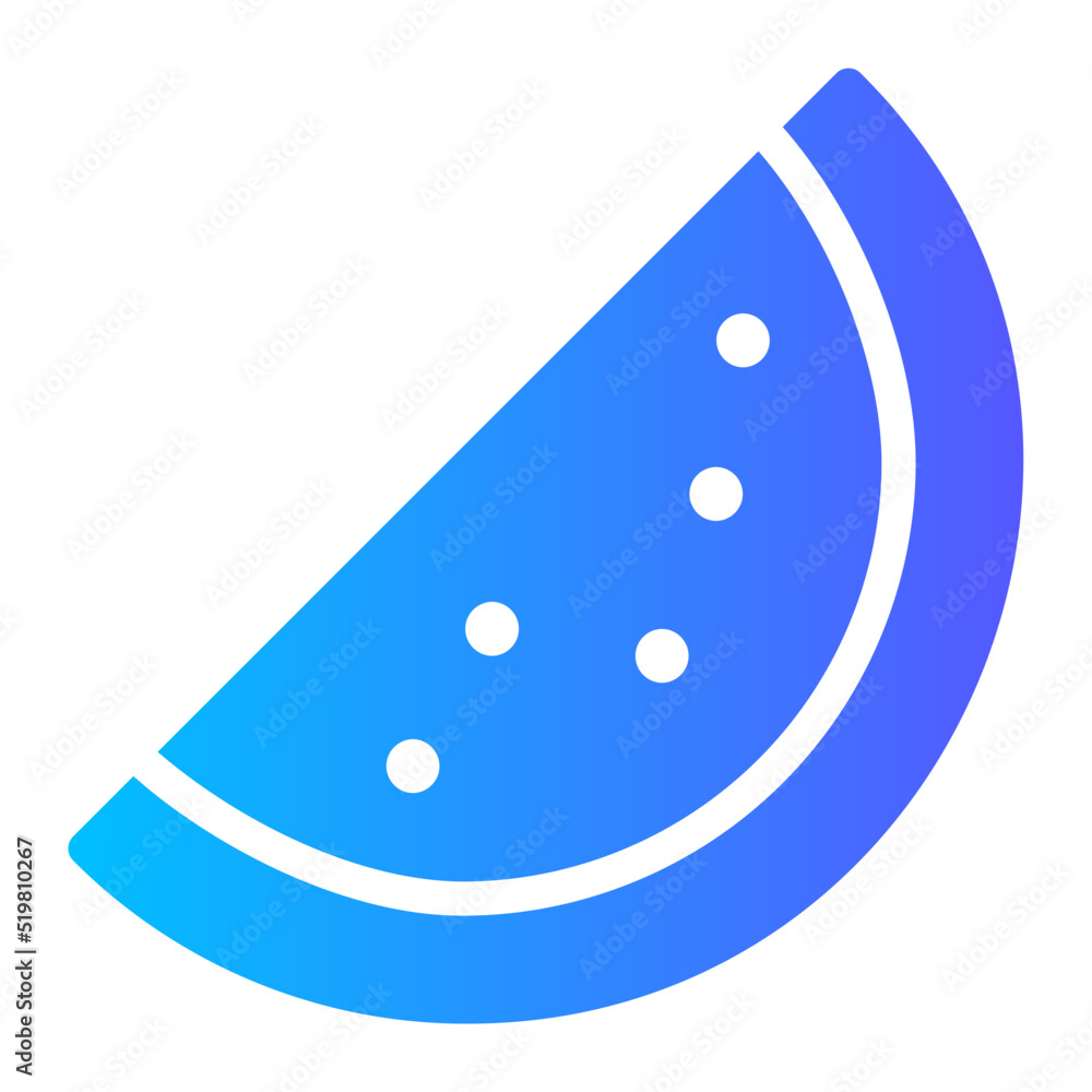 watermelon gradient icon watermelon gradient icon