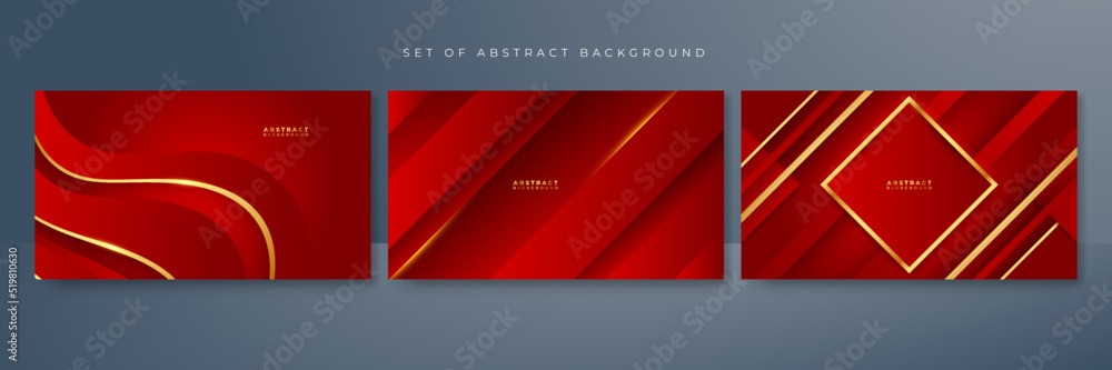 Abstract luxury red and gold background. Vector illustration abstract graphic design banner pattern presentation background web template. Abstract luxury red and gold background. Vector illustration abstract graphic design banner pattern presentation background web template.