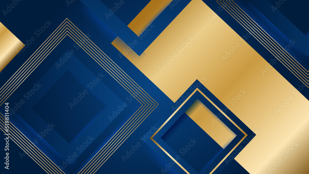 Blue and gold abstract background Blue and gold abstract background