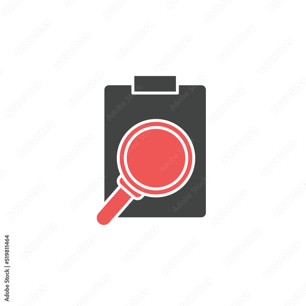 Scrutiny document plan icons symbol vector elements for infographic web Scrutiny document plan icons symbol vector elements for infographic web