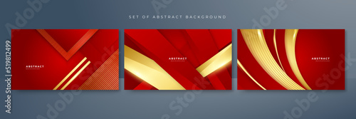 Abstract red and gold soft background
