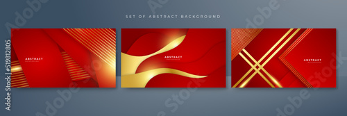 Abstract red and gold soft background