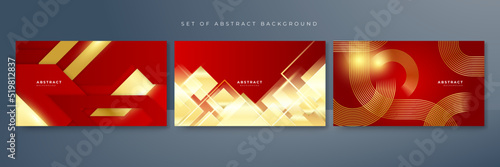 Abstract red and gold soft background