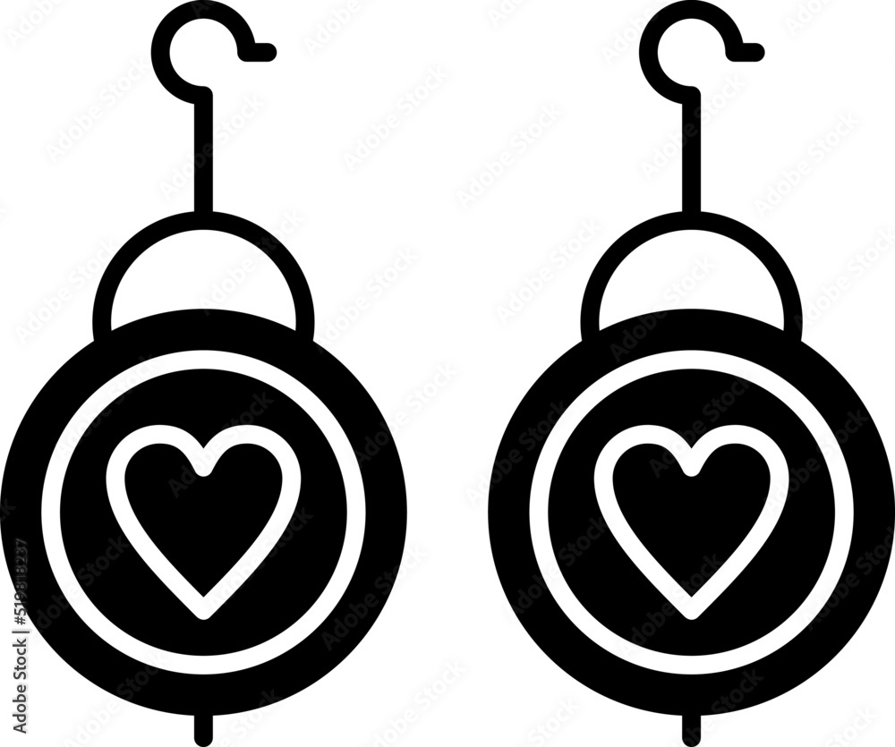 Obraz premium Earrings Icon