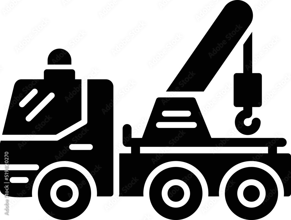 Naklejka premium Crane Icon