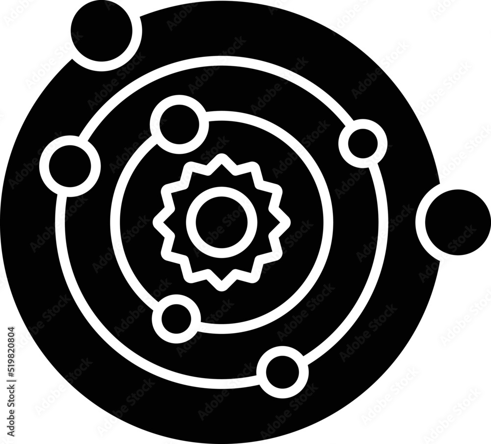 Solar System Icon Solar System Icon