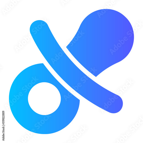 pacifier gradient icon