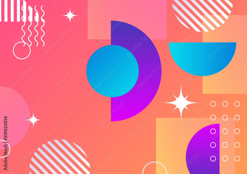 Abstract colorful geometric shapes background Abstract colorful geometric shapes background