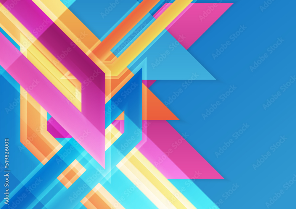 Abstract colorful geometric shapes background Abstract colorful geometric shapes background