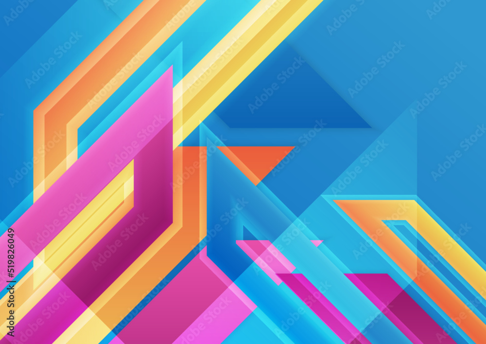 Abstract colorful geometric shapes background Abstract colorful geometric shapes background