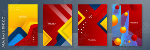Abstract trendy gradient flowing geometric pattern background texture for poster cover design. Minimal color gradient banner template. Modern vector wave shape for brochure and social media template