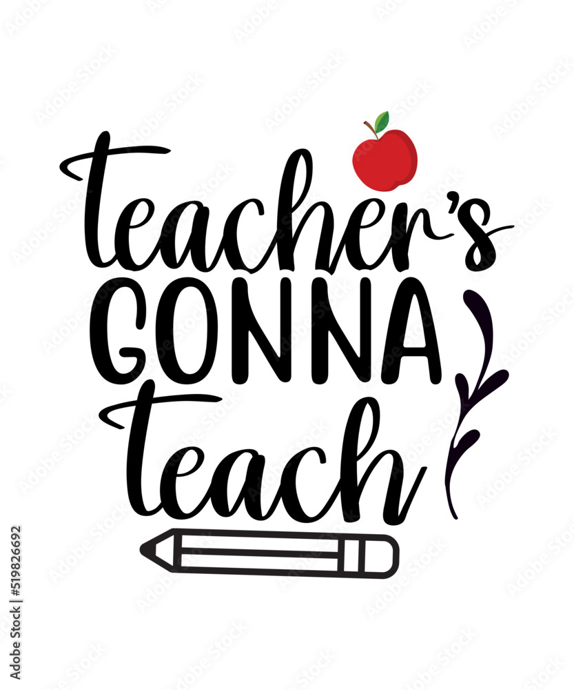 Teacher Svg Bundle, teacher svg png, teach svg, teach love inspire svg ...