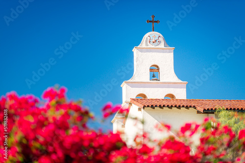 Old church in Santa Barbara county, USA