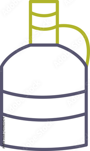 Unique Moon Shine Vector Icon