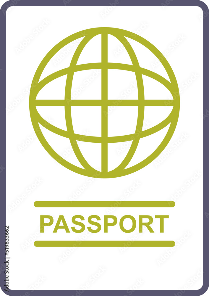 Passport Vector Icon Passport Vector Icon