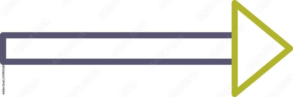 Unique Right Arrow Vector Icon Unique Right Arrow Vector Icon