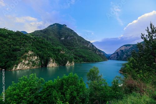 Fototapeta Naklejka Na Ścianę i Meble -  Amazing View to the Nature and Drina river of Bosnia and Herzegovina, Balkans