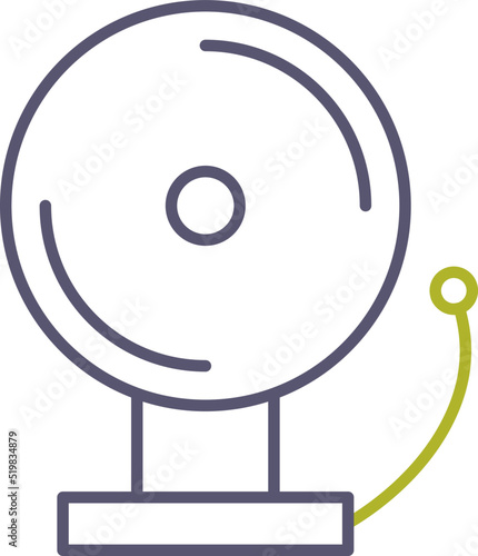 Unique Fire Alarm Vector Icon