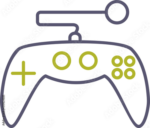 Unique Gaming Control Vector Icon