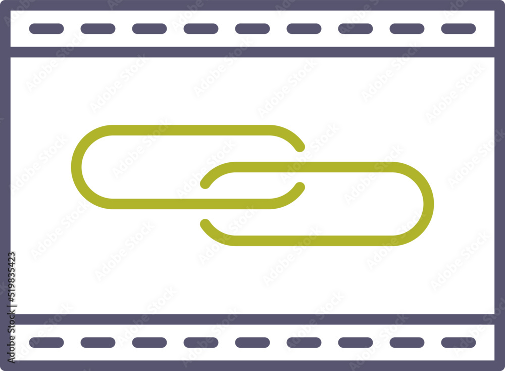 Unique Link Optimization Vector Icon Unique Link Optimization Vector Icon