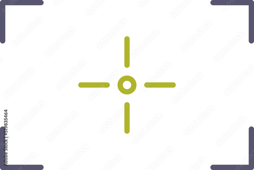 Unique Focus Vector Icon Unique Focus Vector Icon