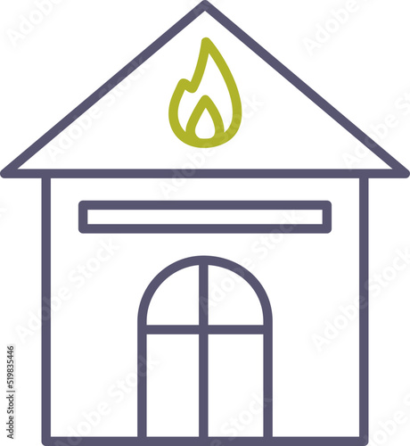 Unique Fire Brigade Vector Icon
