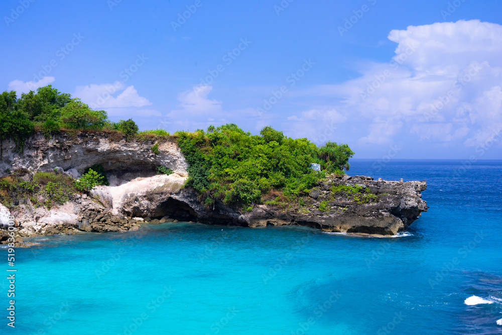 Blue lagoon on the island Nusa Lembongan near to Bali, Indonesia Blue lagoon on the island Nusa Lembongan near to Bali, Indonesia