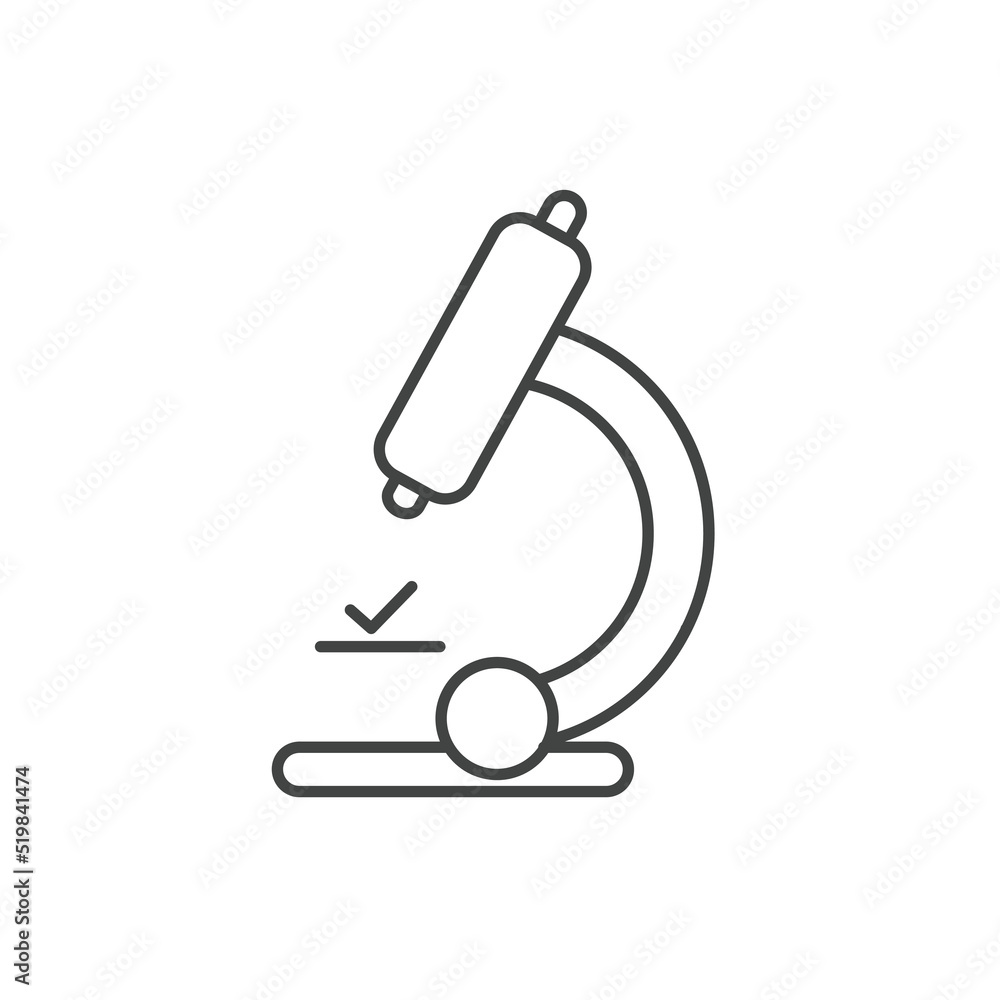 Microscope icons symbol vector elements for infographic web Microscope icons symbol vector elements for infographic web