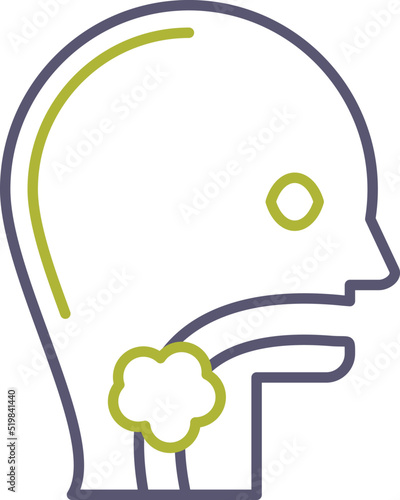 Throat Cancer Icon