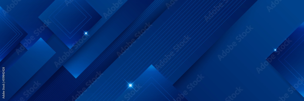 Blue abstract vector long banner. Minimal background with arrows and copy space for text. Social media cover and web banner template Blue abstract vector long banner. Minimal background with arrows and copy space for text. Social media cover and web banner template