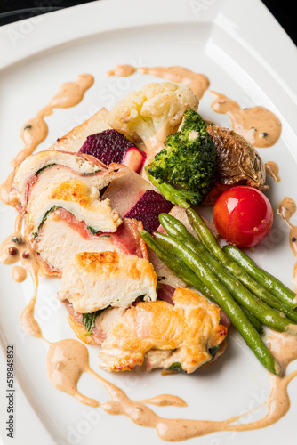 Peito de Frango com Presunto