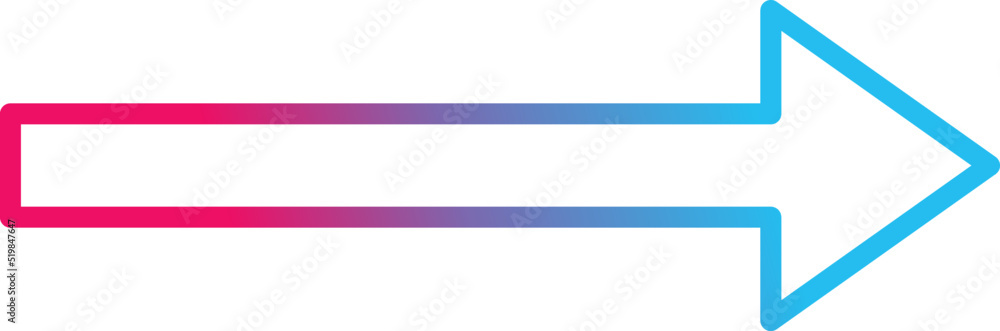 Unique Right Arrow Vector Icon Unique Right Arrow Vector Icon
