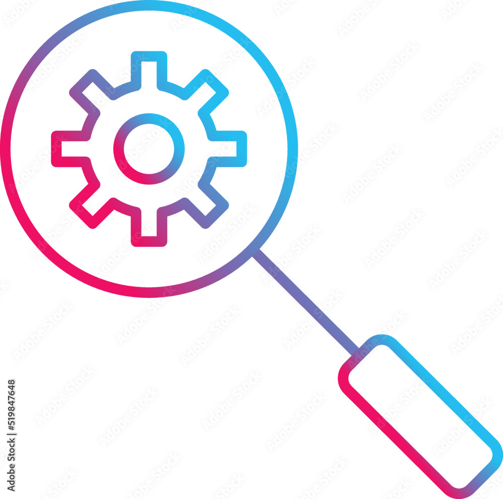 Unique Search Engine Optimizati Vector Icon Unique Search Engine Optimizati Vector Icon