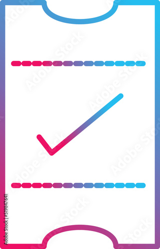 Passes Vector Icon