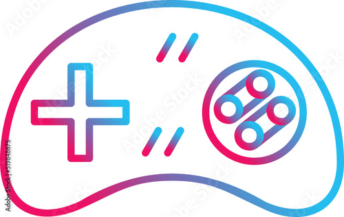 Unique Gaming Control Vector Icon