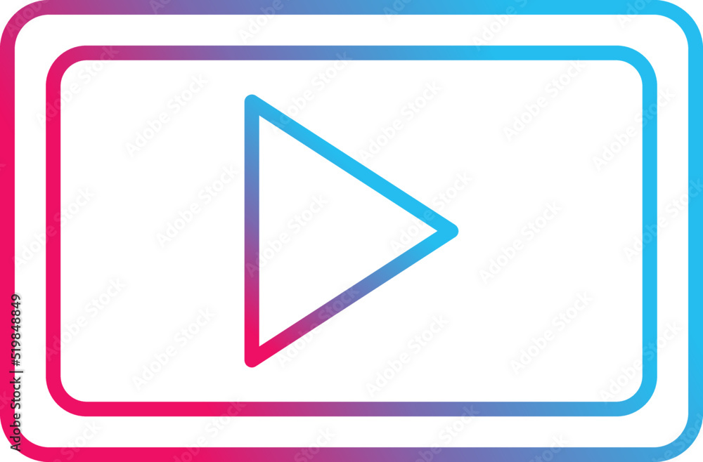 Unique Video Communication Vector Icon Unique Video Communication Vector Icon