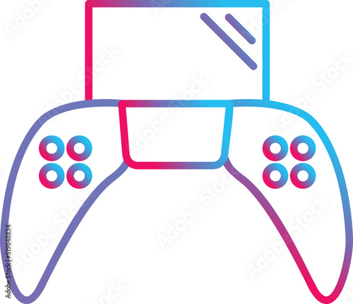 Unique Play Station Vector Icon