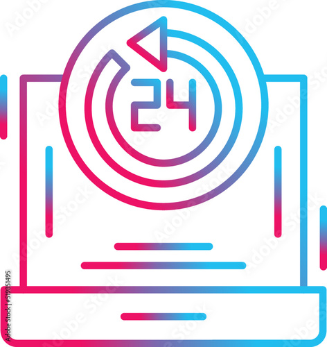 24h Support Icon