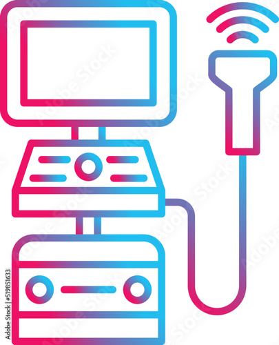 Ultrasound Machine Icon