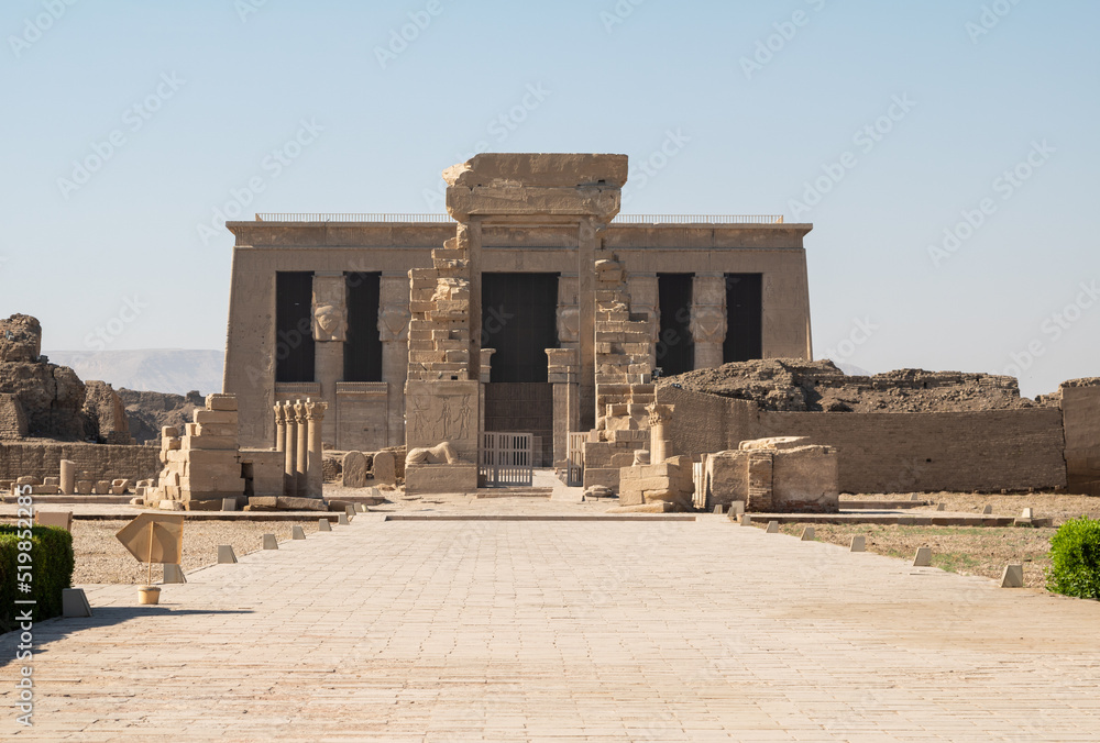 Temple of Dendera in Qena, Egypt