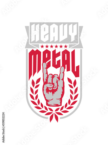 Heavy Metal Logo Handzeichen 