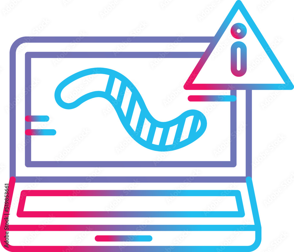 Fototapeta premium Worm Icon