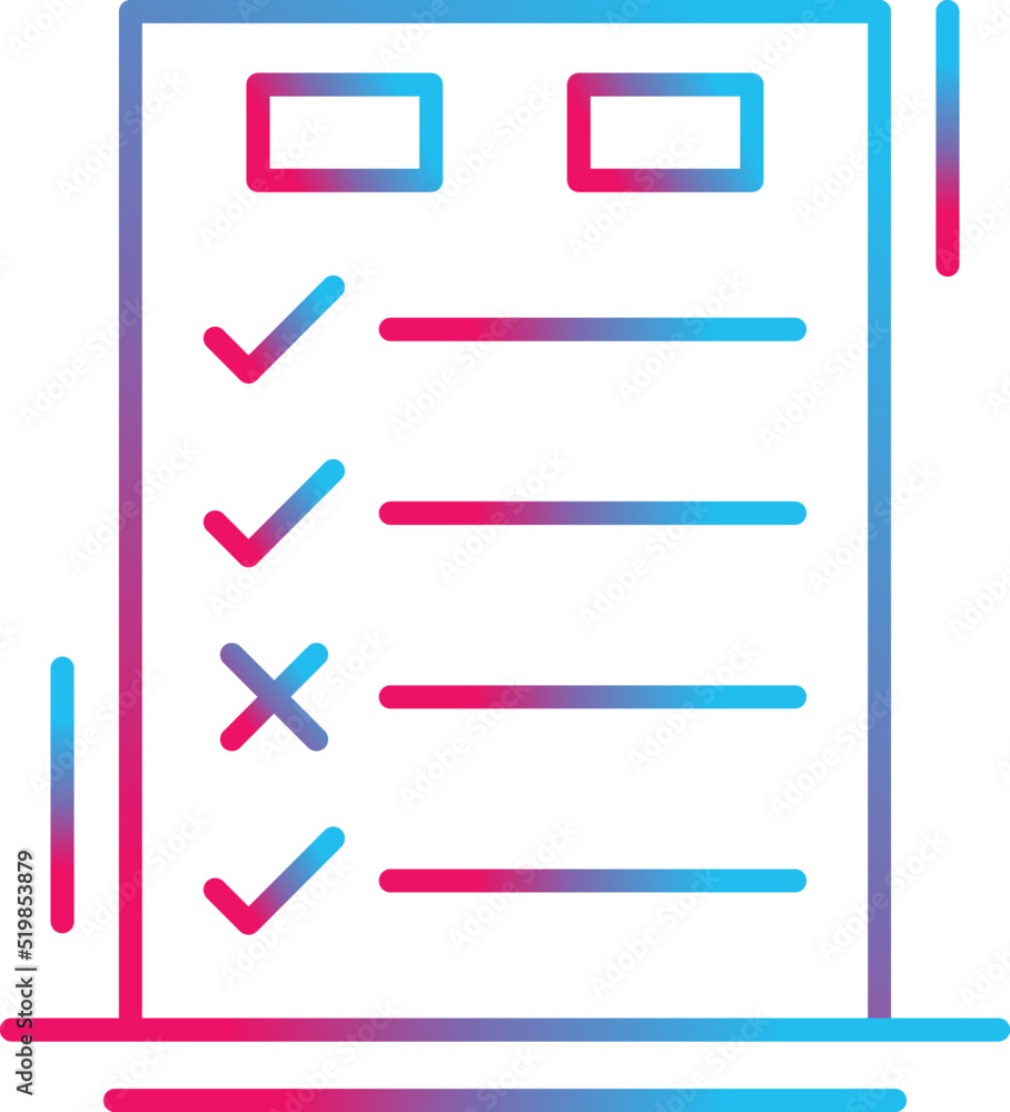 Today to Done CheckList Icon Today to Done CheckList Icon