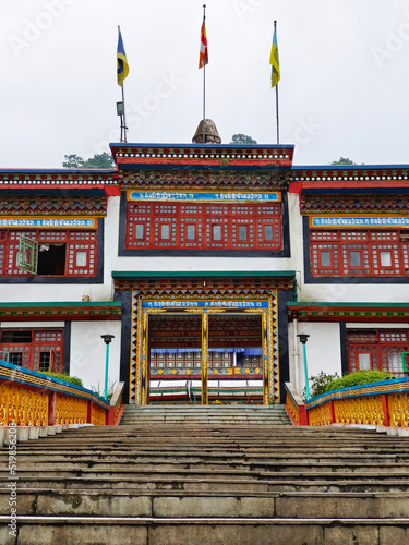 17 June 2022, Gangtok, Sikkim, Ranka (Lingdum or Pal Zurmang Kagyud), Golden Temple, Monastery in Gangtok. photo