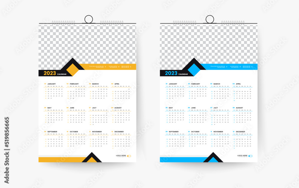 2023 modern colorful wall calendar design template, creative business calendar design template Stock Vector | Adobe Stock 2023-modern-colorful-wall-calendar-design-template-creative-business-calendar-design-template-stock-vector-adobe-stock