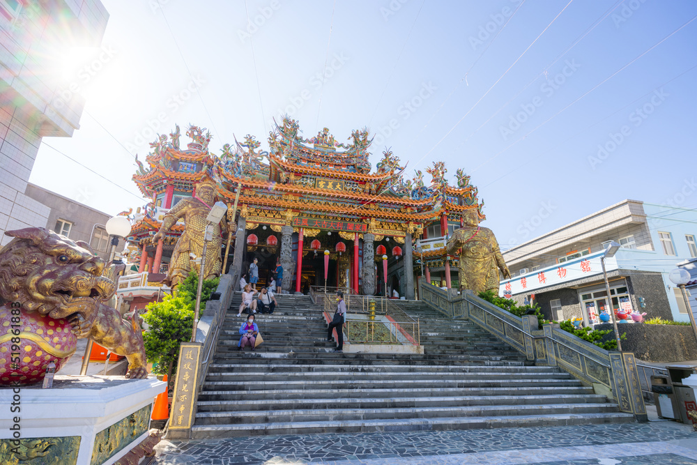Fototapeta premium Zhuwan Dayi Temple in penghu of Taiwan