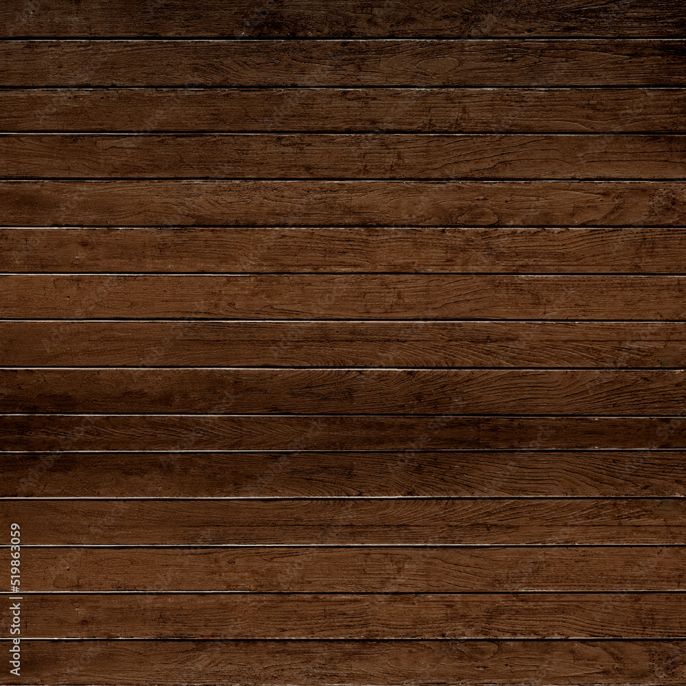 Fototapeta premium Wood Texture, Wooden Plank Grain Background, Striped Timber Desk Close Up, Old Table or Floor, Brown Board