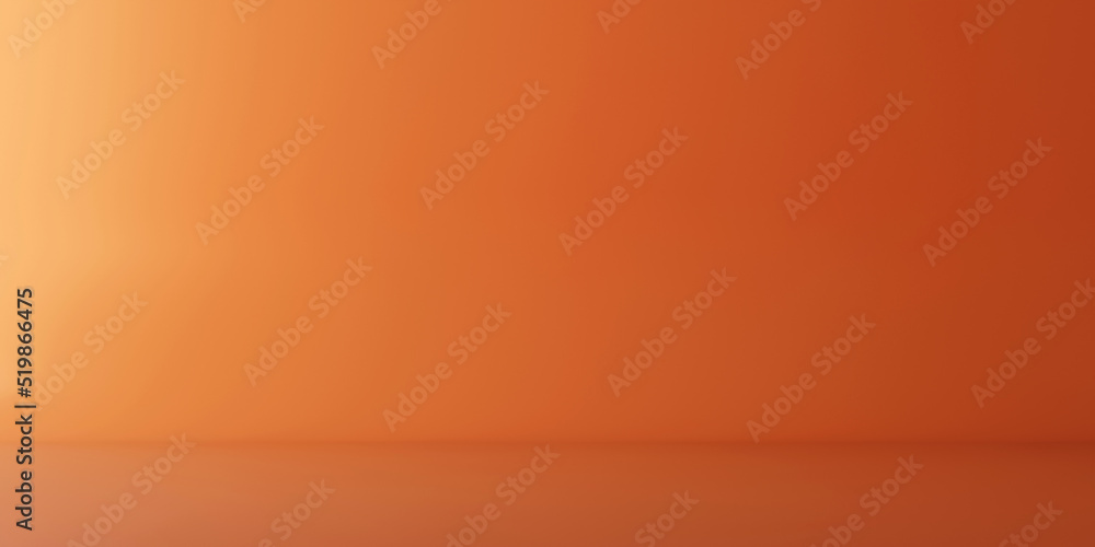 Blank Wall for mockup, empty orange background. Blank Wall for mockup, empty orange background.